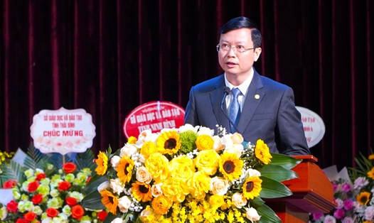 PGS.TS Nguyễn Văn Hiền, tân Chủ tịch Hội đồng Trường Đại học Sư phạm Hà Nội. Ảnh: Minh Hà
