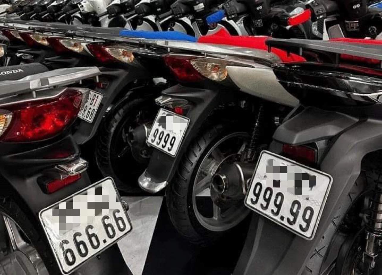 Bộ Công an đề xuất đấu giá biển số xe máy với giá khởi điểm 5 triệu đồng. Ảnh minh họa: Đức Huy