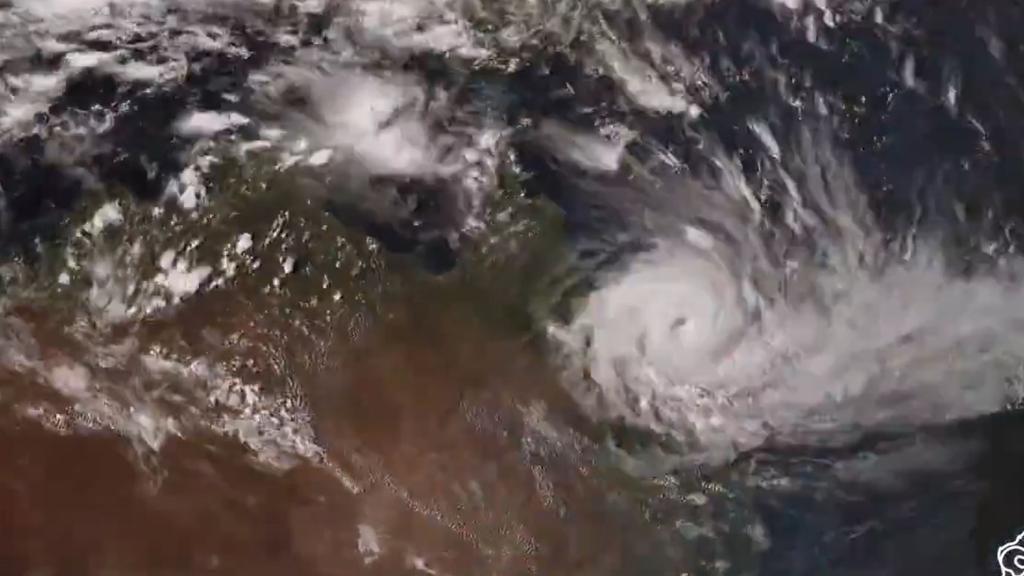 Dự báo 3 cơn bão ở Australia. Ảnh: Cục Khí tượng Australia