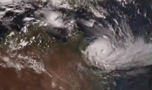Dự báo 3 cơn bão ở Australia. Ảnh: Cục Khí tượng Australia