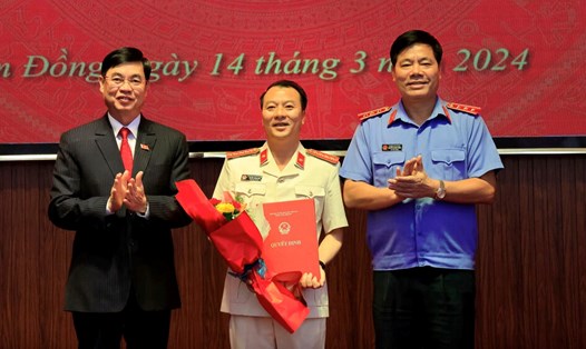 Ông Nguyễn Thành Minh được bổ nhiệm làm Viện trưởng Viện KSND tỉnh Lâm Đồng từ ngày 16.3. Ảnh: Lâm Viên
