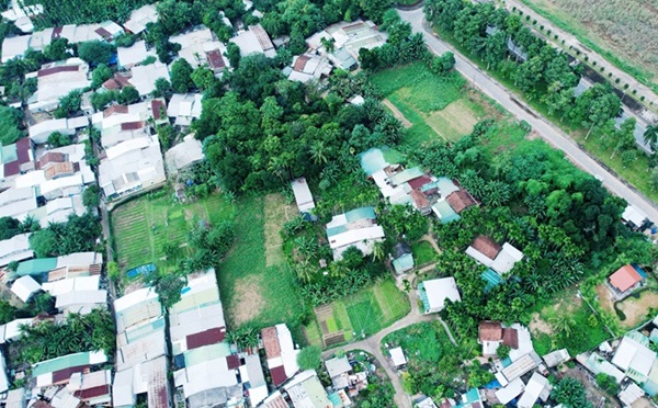 Vị trí được chọn để triển khai dự án công viên Thạch Bích. Ảnh: Viên Nguyễn