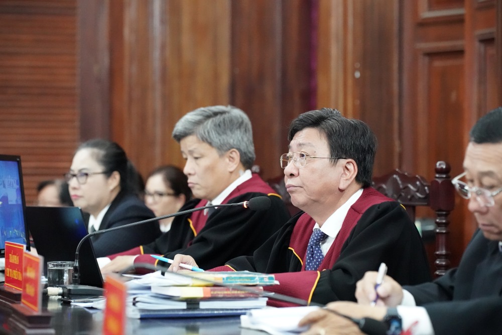 Thẩm phán Phạm Lương Toản, Chánh tòa hình sự TAND TPHCM. Ảnh: Anh Tú
