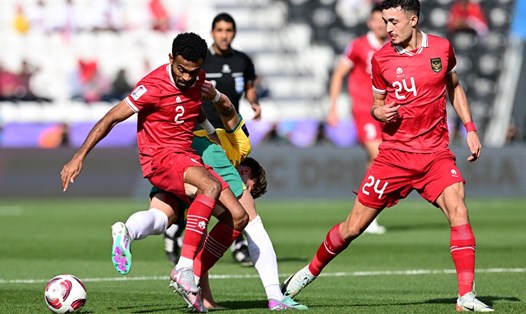 Đội hình tuyển Indonesia có đến 13 cầu thủ đang thi đấu ở nước ngoài, so với chỉ 1 của tuyển Việt Nam. Ảnh: PSSI