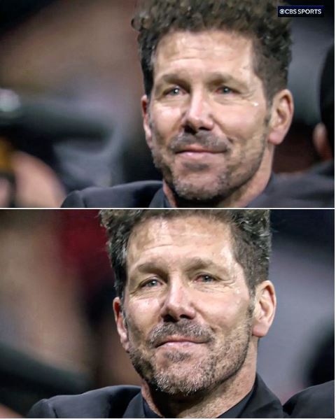 Simeone đã khóc. Ảnh: ESPN