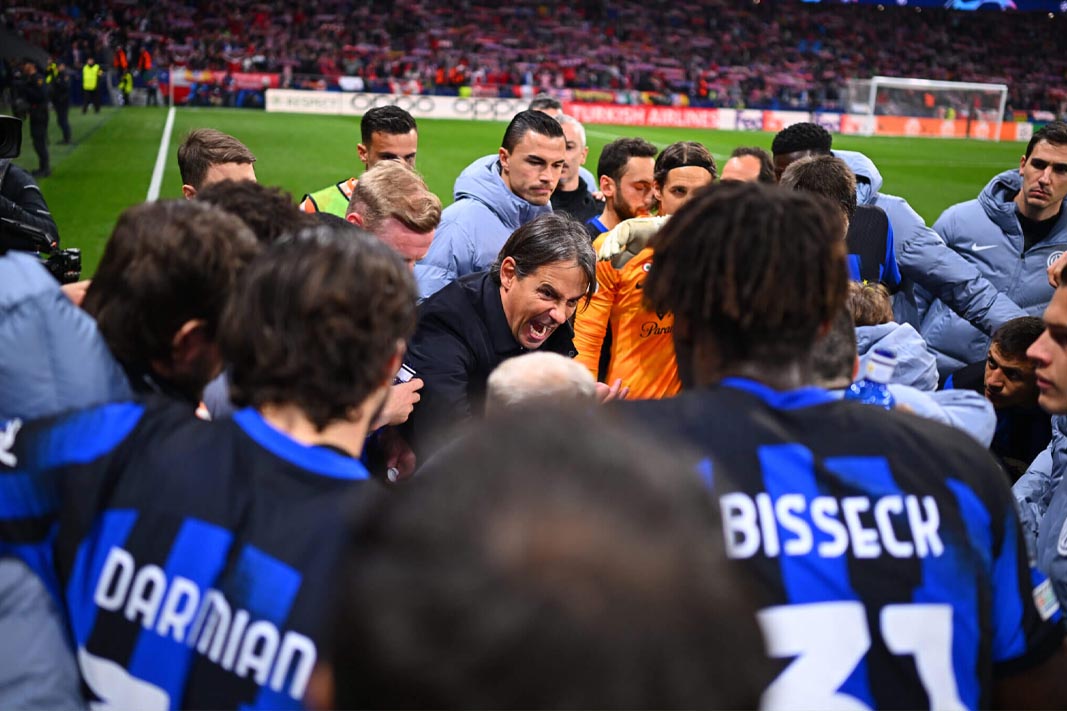 Inzaghi vẫn rất nhiệt huyết và máu lửa nhưng lần này đã tính toán sai. Ảnh: Inter Milan