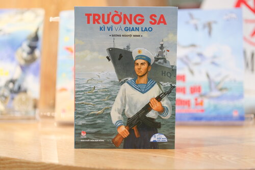 Nhiều ấn phẩm đặc sắc về biển đảo được nhà xuất bản Kim Đồng tái bản. Ảnh: Kim Đồng