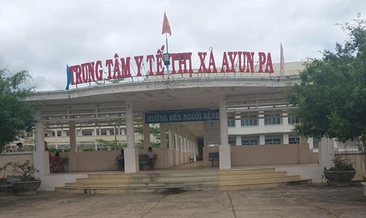 Trung tâm y tế thị xã Ayun Pa. Ảnh: Thanh Tuấn 