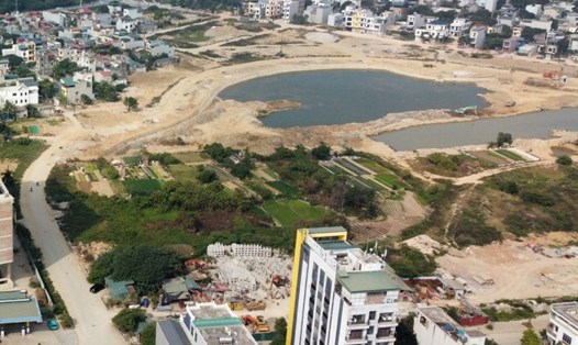 Dự án công viên nước Đông Hương, TP Thanh Hóa chưa bố trí được quỹ đất dành để xây dựng nhà ở xã hội. Ảnh: Quách Du