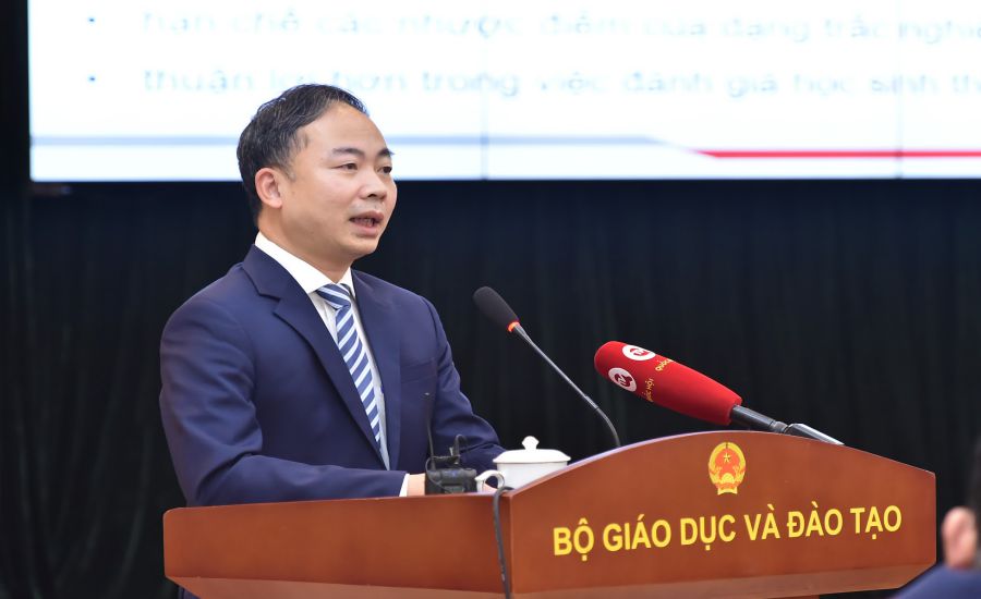 PGS.TS Nguyễn Ngọc Hà - Phó Cục trưởng Cục Quản lý chất lượng - Bộ GDĐT. Ảnh: Tường Vân