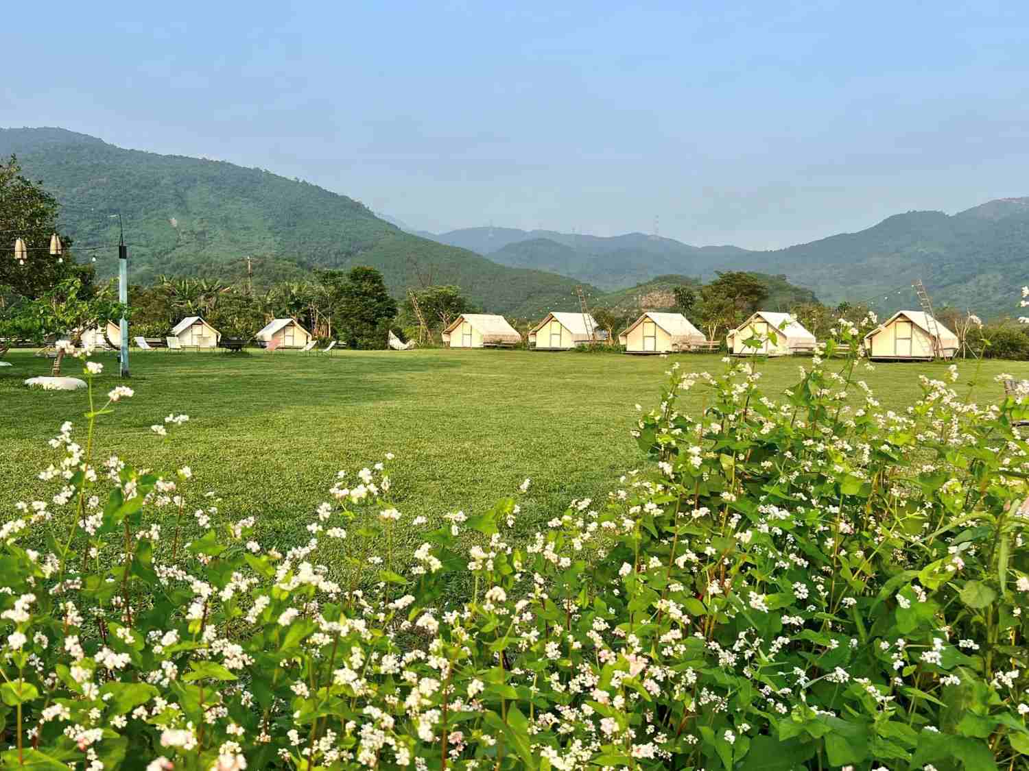 Du lịch trên đất nông nghiệp được nhiều hộ dân huyện Hòa Vang, Đà Nẵng khai thác hiệu quả. Ảnh: An Thượng