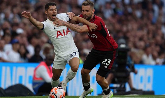 Man United và Tottenham đang cạnh tranh nhau vị trí thứ 5 tại Premier League. Ảnh: AFP