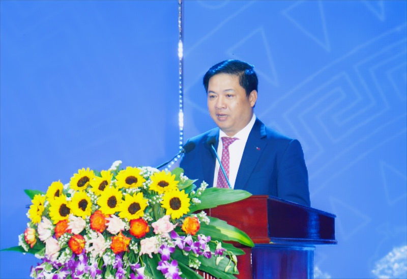 Bí thư Tỉnh ủy Quảng Nam nhấn mạnh phương châm “Phát triển kinh tế phải đi đôi với bảo vệ môi trường sống“. Ảnh: Ban Tổ chức