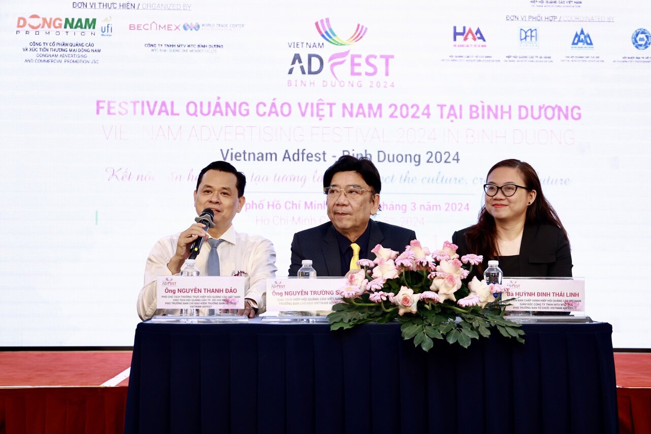 Ông Nguyễn Thanh Đảo - Phó Chủ tịch thường trực Hiệp hội Quảng cáo Việt Nam, Trưởng Ban Tổ chức Festival Quảng cáo Việt Nam 2024.
