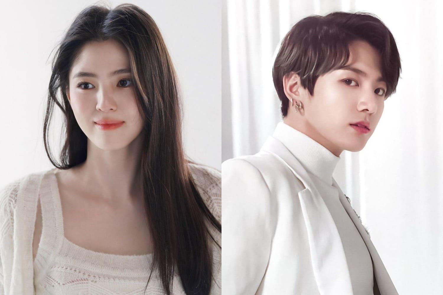 Han So Hee và Jungkook từng đóng chung MV. Ảnh: X