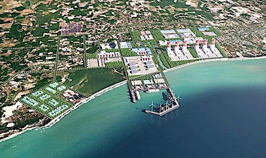 Phối cảnh KCN Sơn Mỹ 1 hình thành trong tương lai gần. Ảnh: UBND Bình Thuận