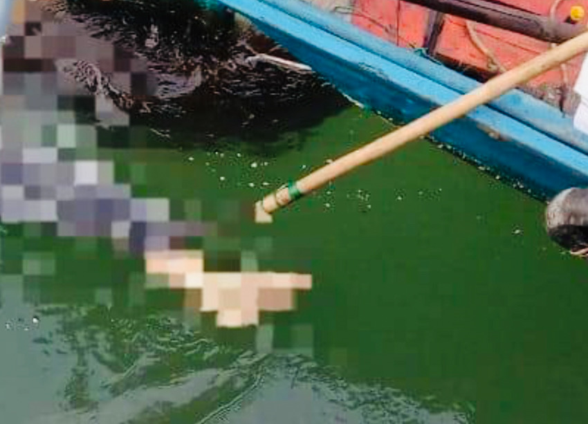 Thi thể được phát hiện trong giai đoạn phân huỷ mạnh. Ảnh: Tâm Đức