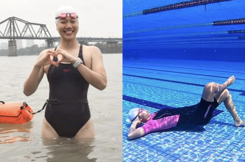 Ánh Viên gây sốt với bức ảnh độc lạ dưới hồ bơi
