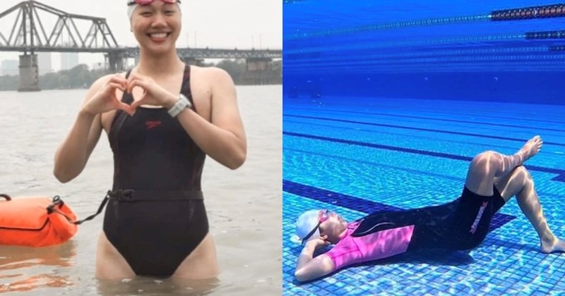 Ánh Viên gây sốt với bức ảnh độc lạ dưới hồ bơi