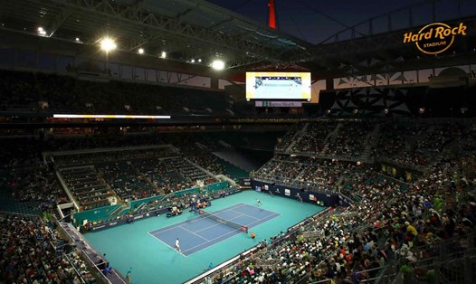 Miami Open diễn ra trên sân cứng ngoài trời. Ảnh: ATP
