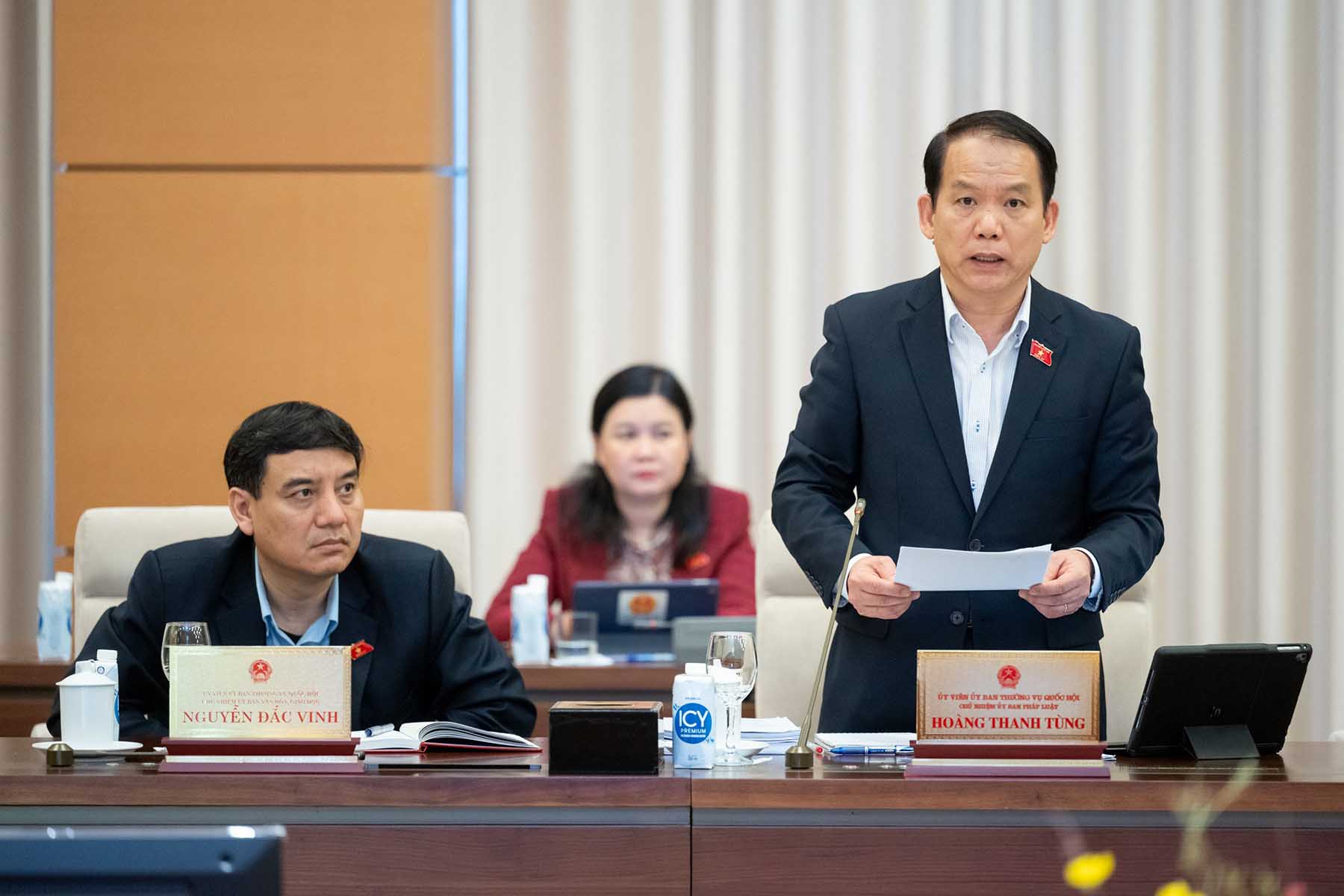  Chủ nhiệm Ủy ban Pháp luật của Quốc hội Hoàng Thanh Tùng. Ảnh: Phạm Thắng/VPQH