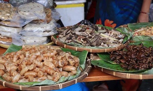 Đặc sản được bày bán tại Ngày hội Người Bình Định tại TP. Hồ Chí Minh lần 8 – 2024 đầu tháng 3 vừa qua. Ảnh: Người Bình Định