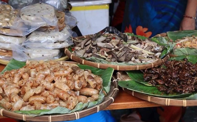 Đặc sản được bày bán tại Ngày hội Người Bình Định tại TP. Hồ Chí Minh lần 8 – 2024 đầu tháng 3 vừa qua. Ảnh: Người Bình Định