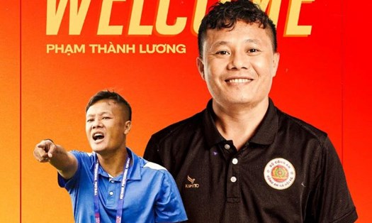 Cựu tuyển thủ Phạm Thành Lương gia nhập đội Công an Hà Nội. Ảnh: Công an Hà Nội FC