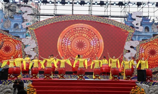 Hải Dương khai mạc lễ hội Đền Tranh 2024. Ảnh: Cổng TTĐT Hải Dương