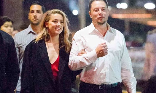 Elon Musk và Amber Heard có thời gian hẹn hò. Ảnh: Splash