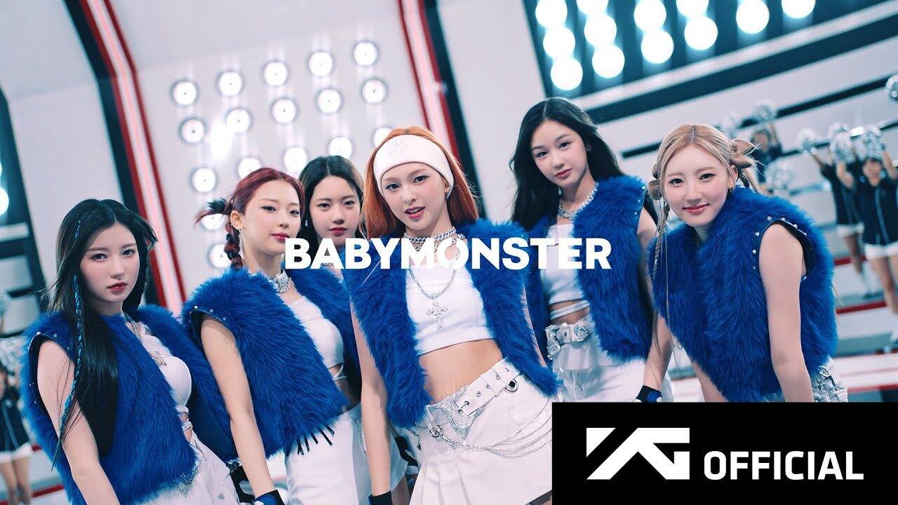 6 thành viên Baby Monster (trừ Ahyeon) đã ra mắt vào ngày 27.11.2023 với đĩa đơn “Batter Up“. Ảnh: YG