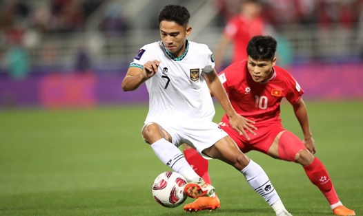 Tuyển Việt Nam có cơ hội để vượt qua tuyển Indonesia tại vòng loại World Cup 2026 khu vực châu Á. Ảnh: Quỳnh Anh