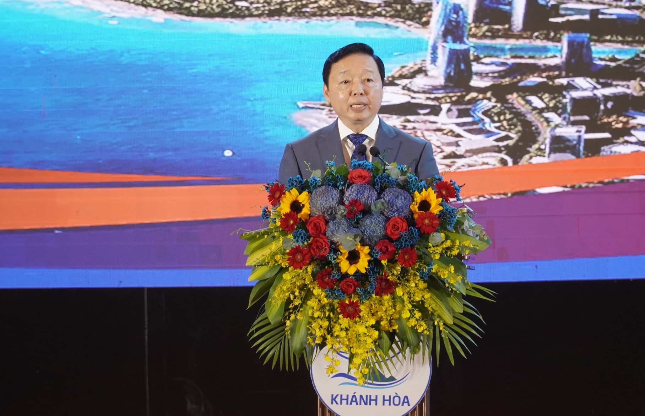 Phó Thủ tướng Trần Hồng Hà phát biểu tại sự kiện công bố quy hoạch. Ảnh: Hữu Long