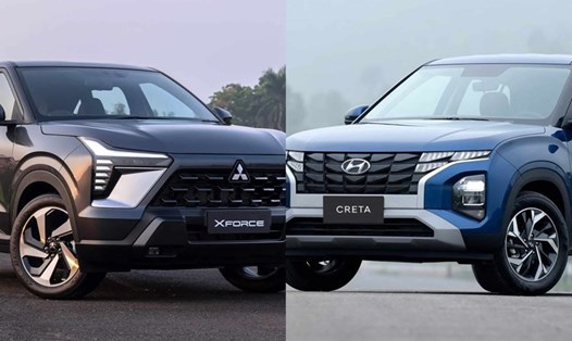 Mitsubishi Xforce hay Hyundai Creta là những mẫu xe được đánh giá cao trong tầm giá 700 triệu đồng. Ảnh: Mitsubishi/Hyundai