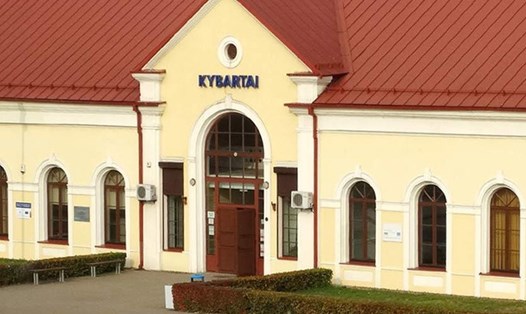 Nhà ga Kybartai ở Lithuania. Ảnh: Wikipedia