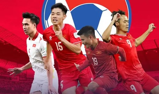 4 cầu thủ tuyển Việt Nam gồm Việt Anh, Đình Bắc, Quang Hải và Văn Toàn được báo Indonesia đánh giá cao. Ảnh: Bola