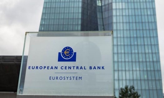 Trụ sở Ngân hàng Trung ương châu Âu ở Frankfuft, Đức. Ảnh: Xinhua