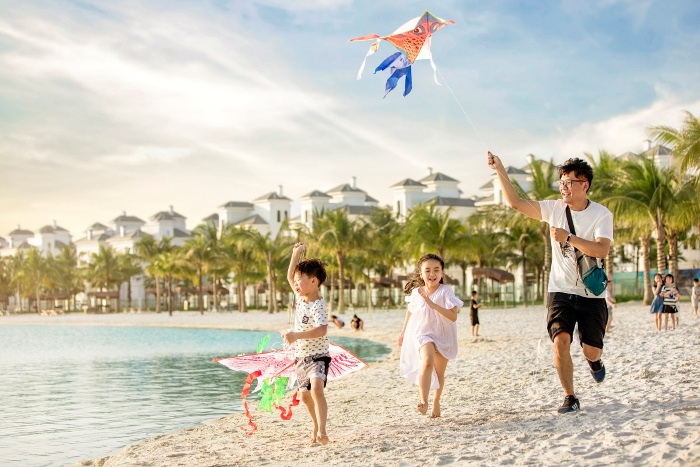 Sống hòa mình với thiên nhiên giúp cư dân Ocean City phát triển toàn diện “thân – tâm – trí”. Ảnh: Ngọc Quỳnh