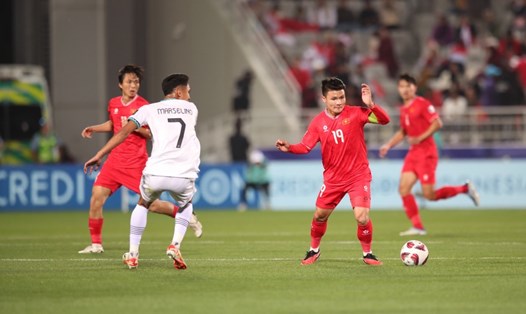 Tuyển Việt Nam gặp Indonesia tại vòng loại thứ 2 World Cup 2026. Ảnh: FPT Play