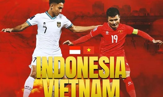 Tuyển Việt Nam có trận đấu quan trọng trên sân tuyển Indonesia. Ảnh: Bola