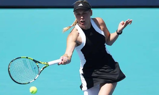 Caroline Wozniacki dự giải Miami Open 2024 với vé đặc cách. Ảnh: Imago