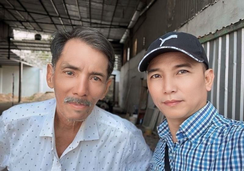 Nhạc sĩ Tô Hiếu và Thương Tín. Ảnh: NVCC.