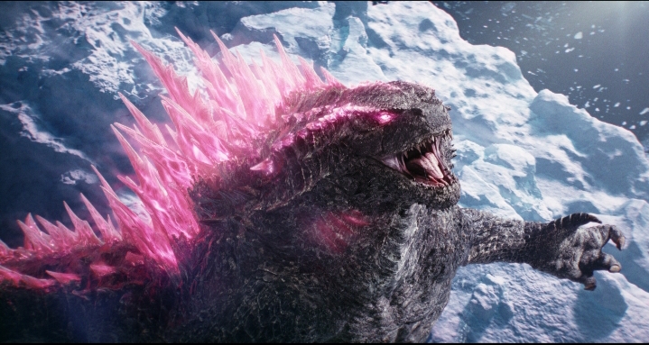 Godzilla biến đổi sức mạnh trong “Godzilla x Kong: Đế chế mới“. Ảnh: CGV