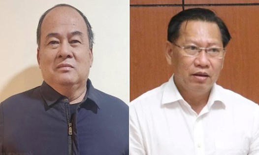 Bãi nhiệm chức vụ đối với ông Nguyễn Thanh Bình (bên trái) và ông Trần Anh Thư. Ảnh: TTXVN
