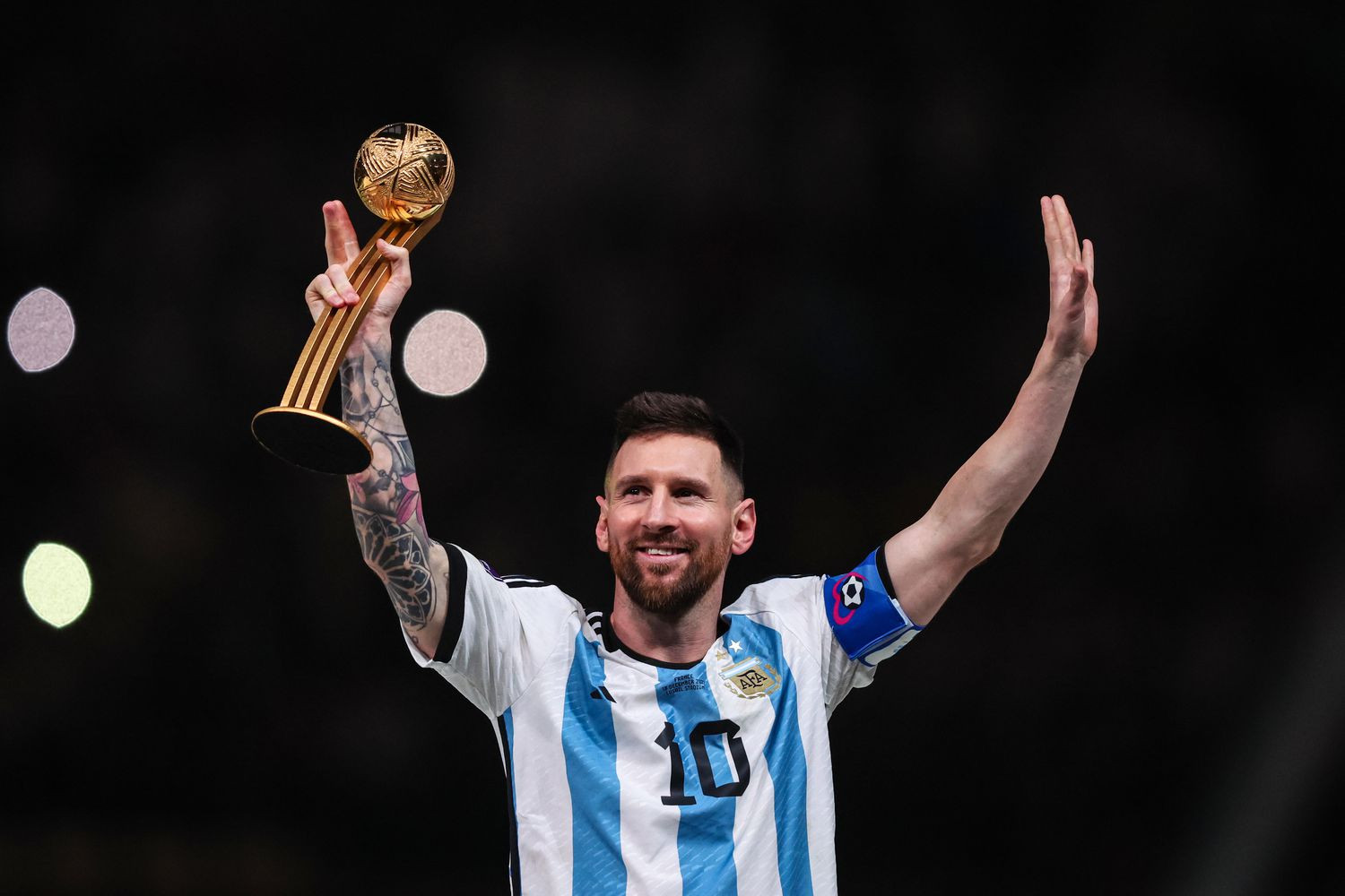 Messi và Argentina đang là đương kim vô địch thế giới.  Ảnh: AFP 