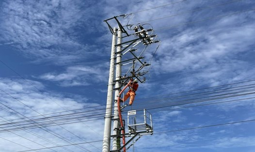Công trình mở rộng lưới điện trung hạ áp tỉnh Hà Nam.    Ảnh: EVN