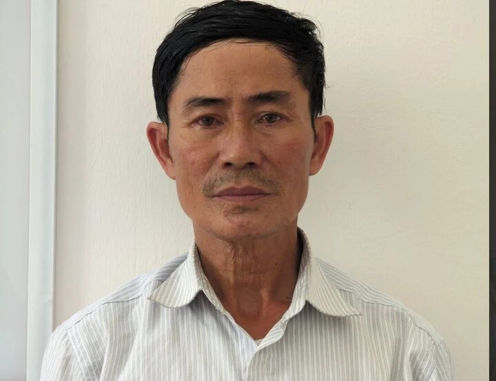 Đối tượng Nguyễn Văn Mạnh chuyên cho vay nặng lãi ở các khu công nghiệp đã bị Công an Quảng Nam bắt giữ. Ảnh: Công an cung cấp. 