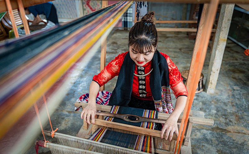 Tinh hoa của nghề dệt thổ cẩm truyền thống ở Mai Châu