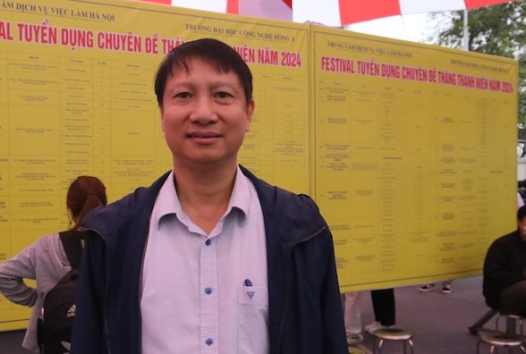Ông Lê Minh Tuấn - Trưởng Khoa Công nghệ thông tin,Trường Đại học Công nghệ Đông Á. Ảnh: Cẩm Tú.