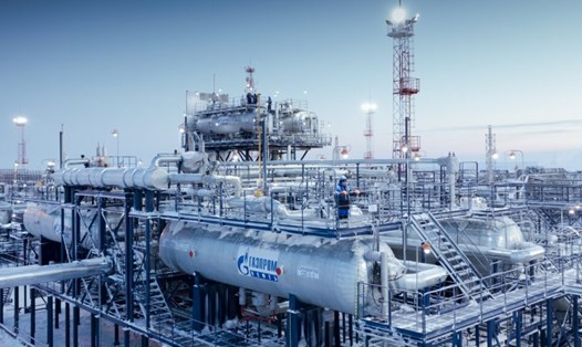 Một dự án khí đốt của Gazprom. Ảnh: Gazprom 